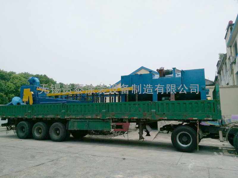 輥軸通過式拋丸